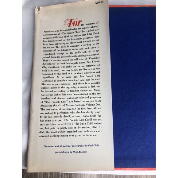 Vintage Julia Child, The French Chef Cookbook, 12th printing, 1978 Hard Cover - Picture 6 of 12